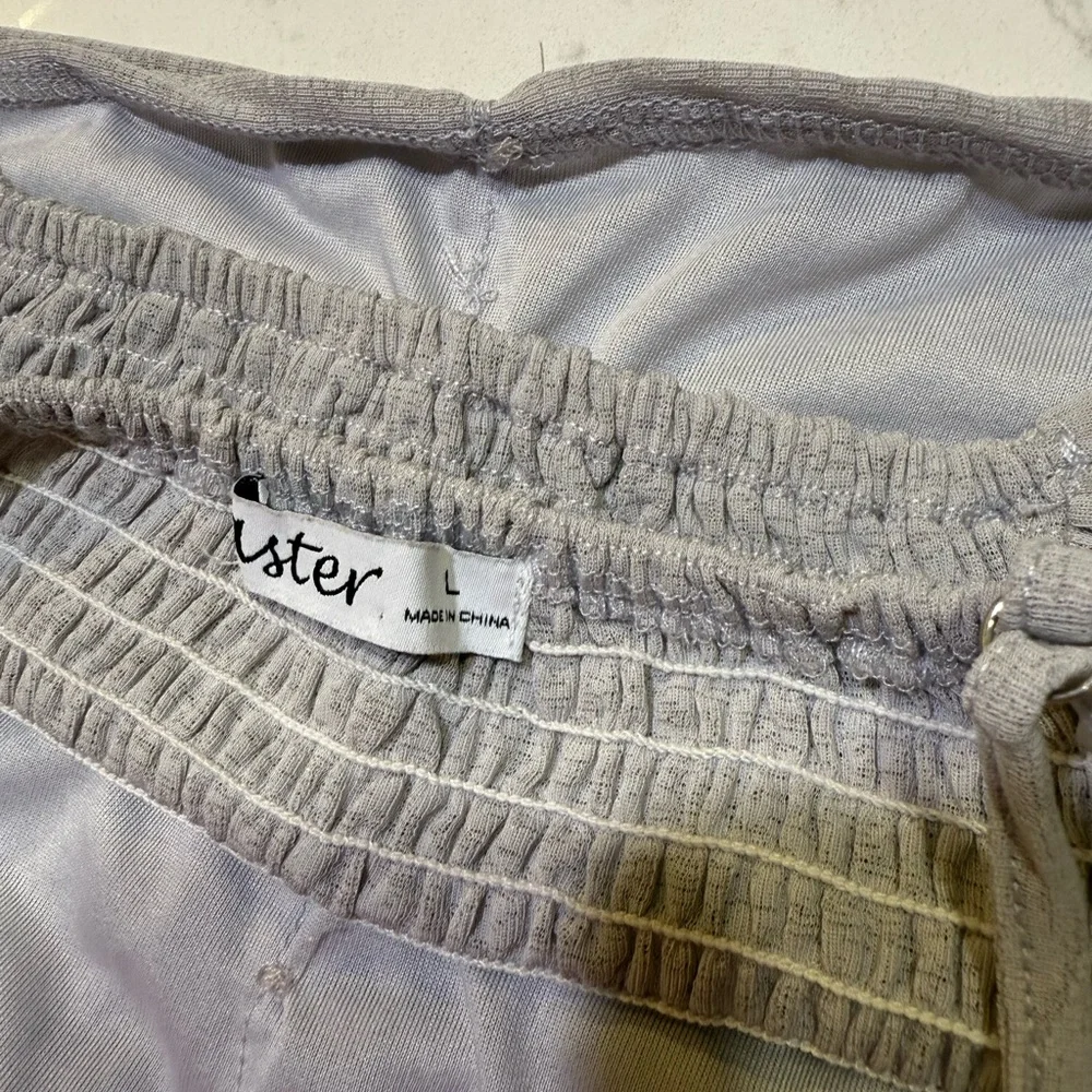 Gray Ruched mini Top - Picture 3 of 3